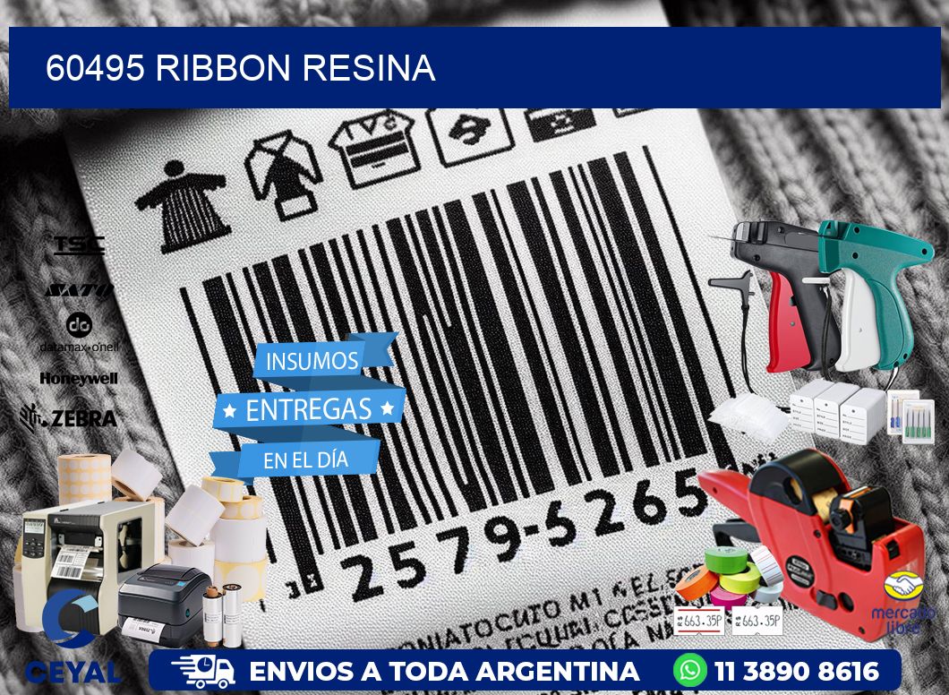 60495 Ribbon resina