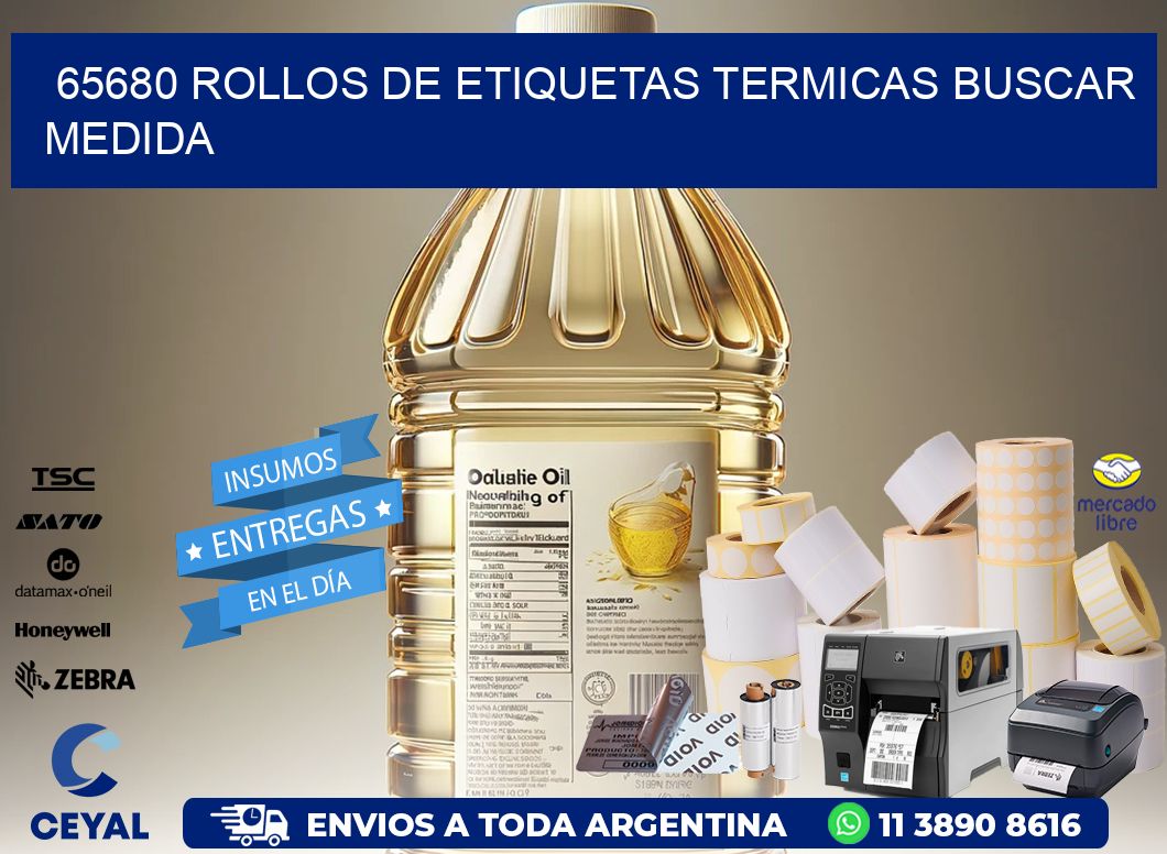 65680 rollos de etiquetas termicas buscar medida