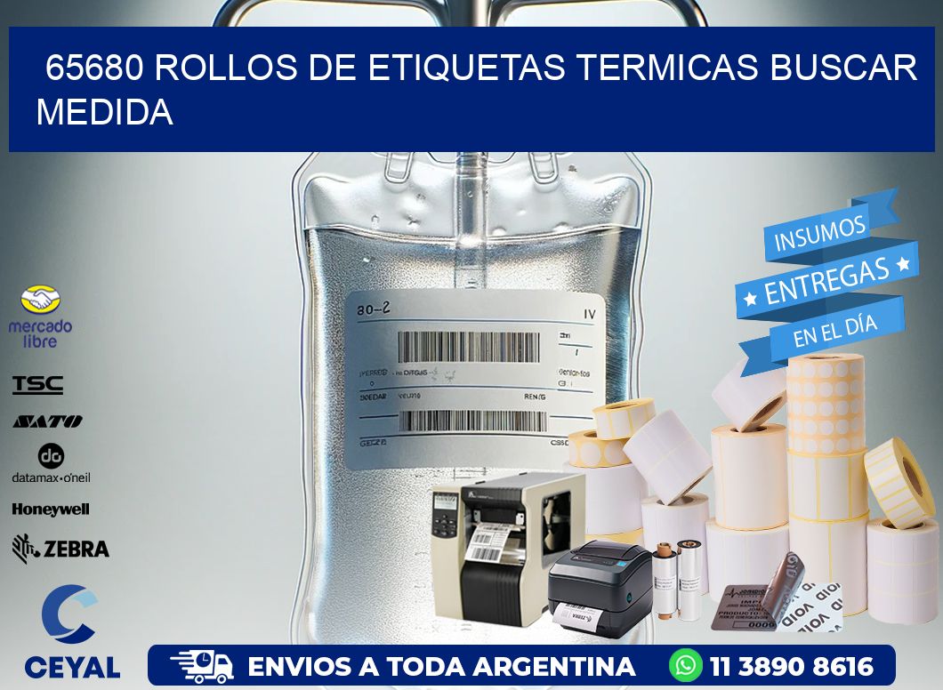 65680 rollos de etiquetas termicas buscar medida