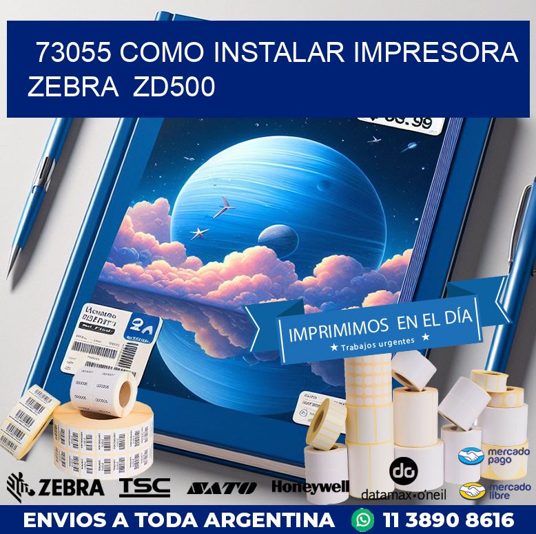 73055 Como instalar impresora Zebra  ZD500