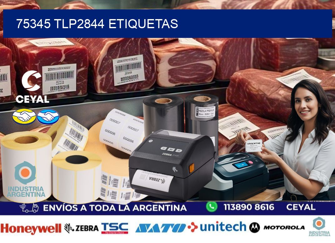 75345 TLP2844 etiquetas