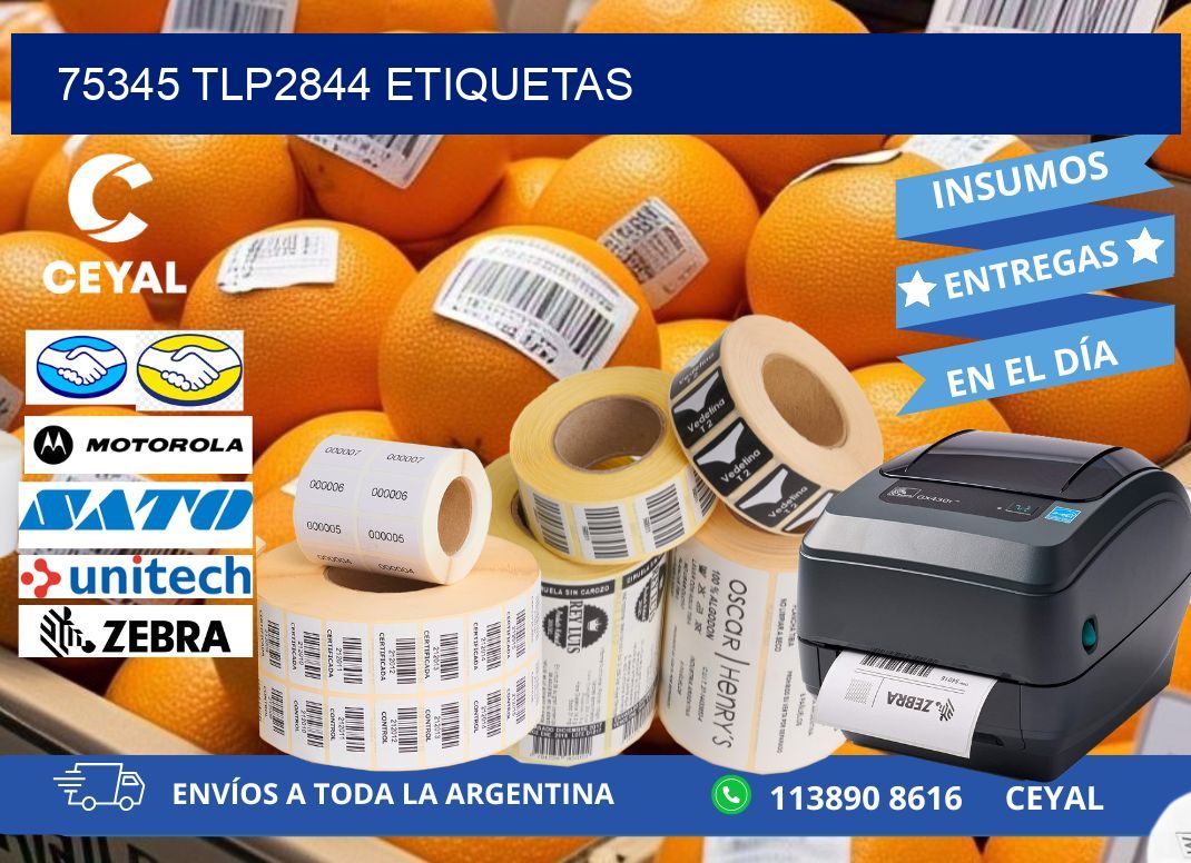 75345 TLP2844 etiquetas