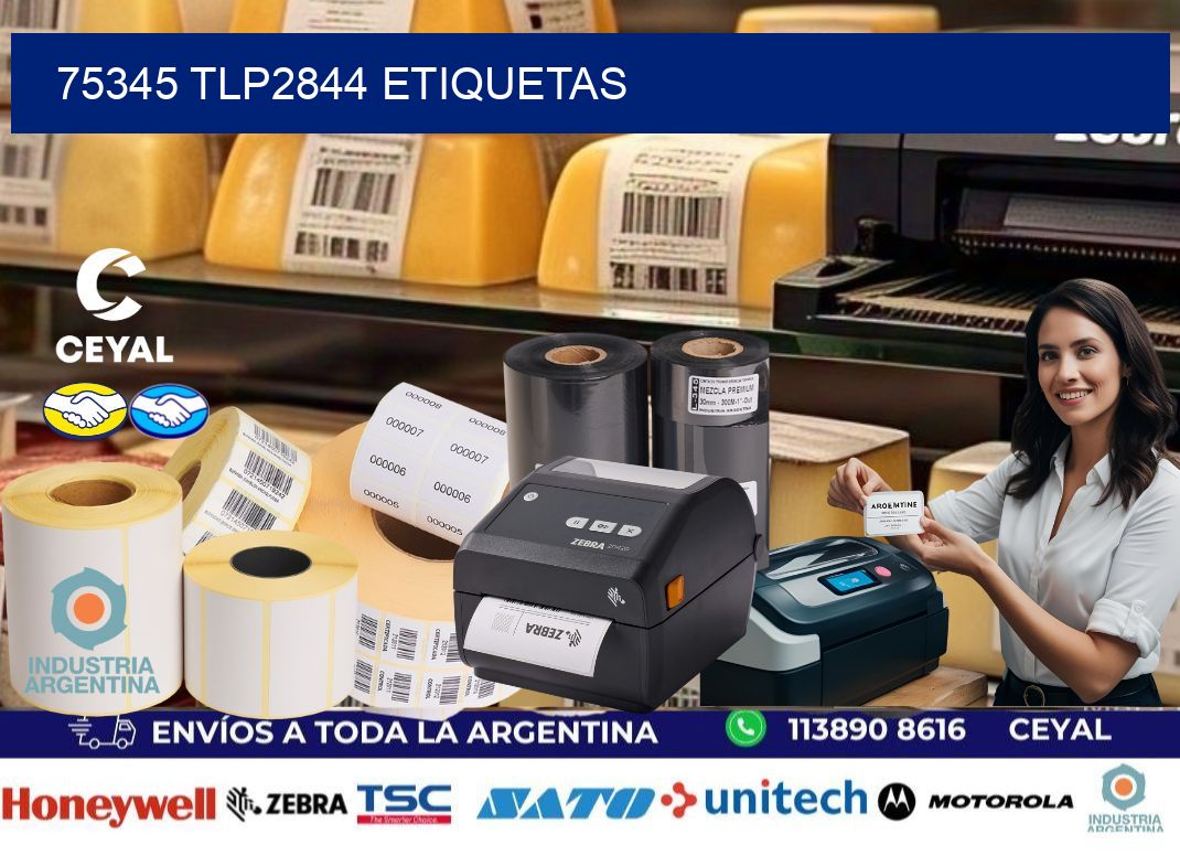 75345 TLP2844 etiquetas