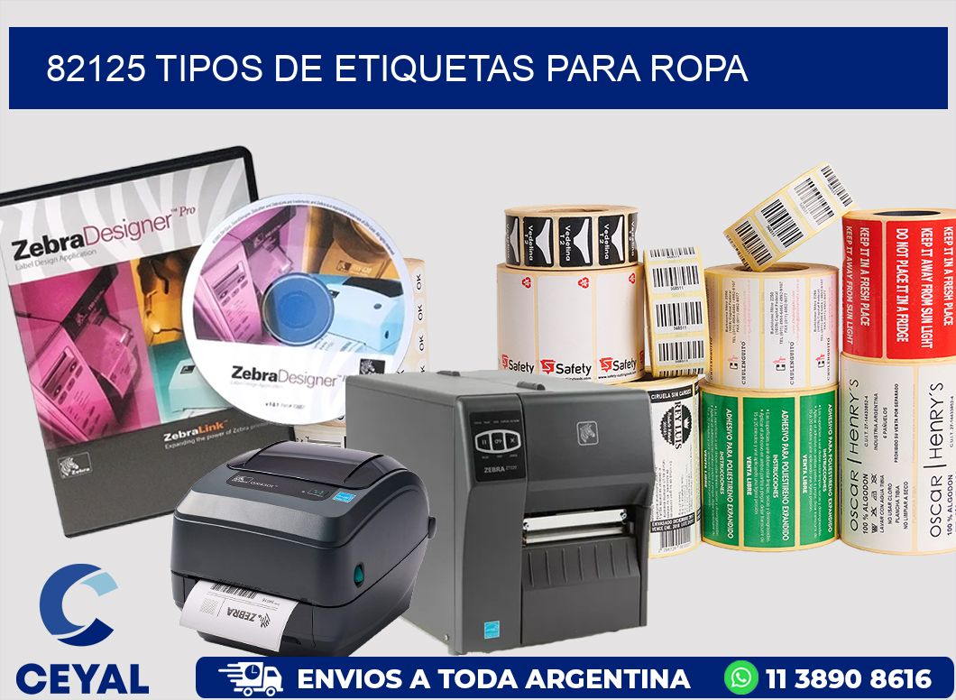 82125 tipos de etiquetas para ropa