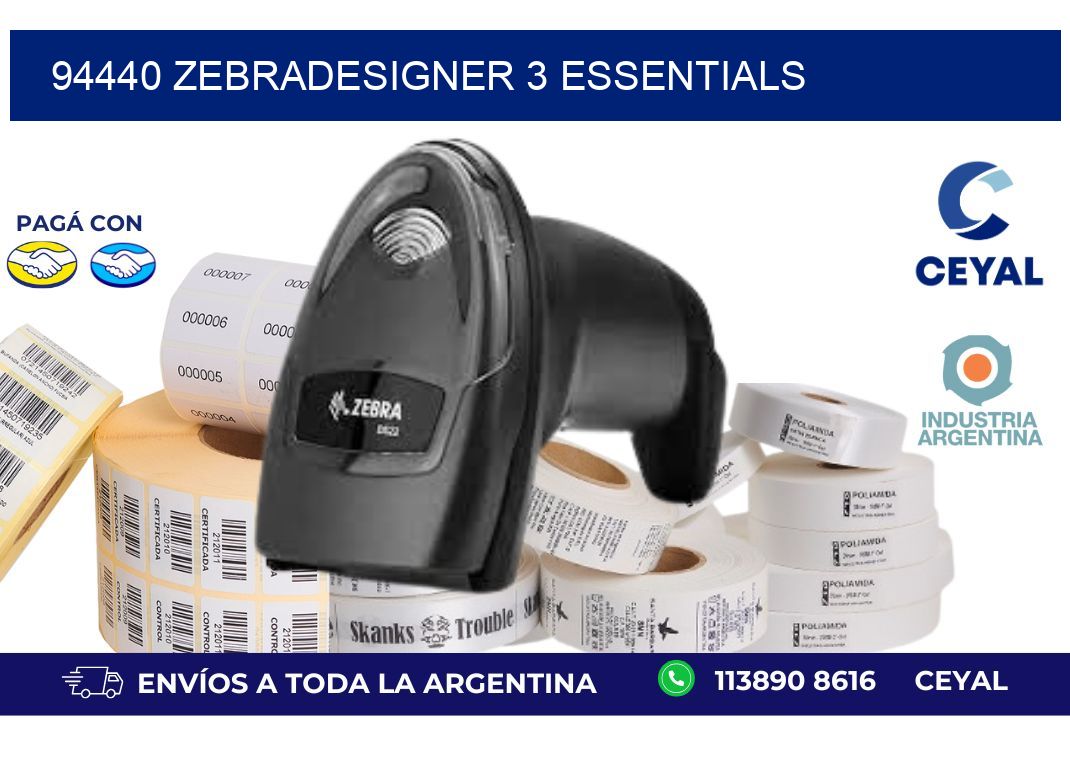 94440 ZebraDesigner 3 Essentials