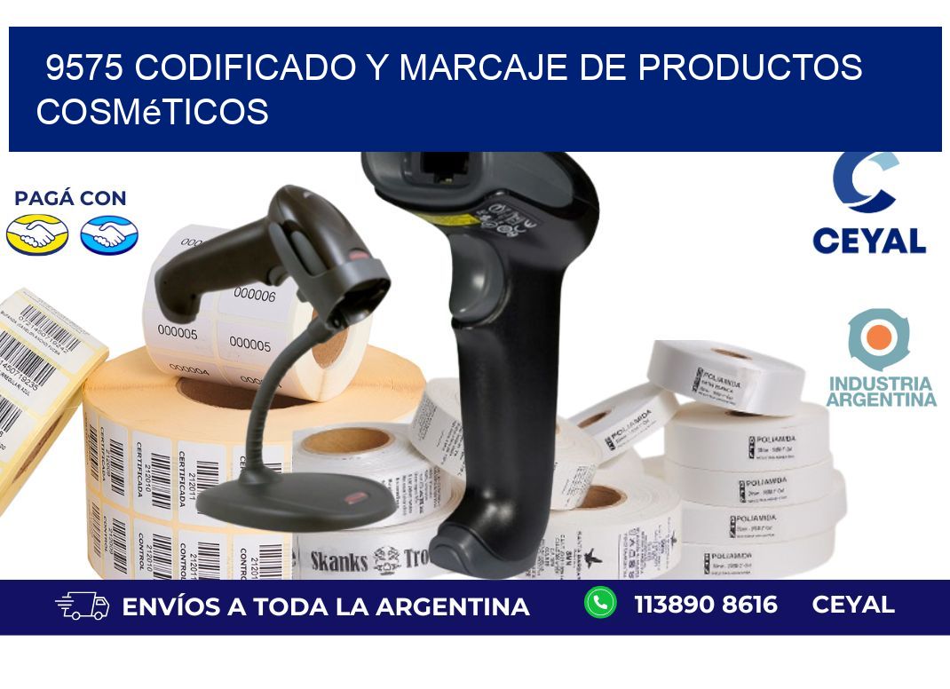 9575 codificado y marcaje de productos cosméticos