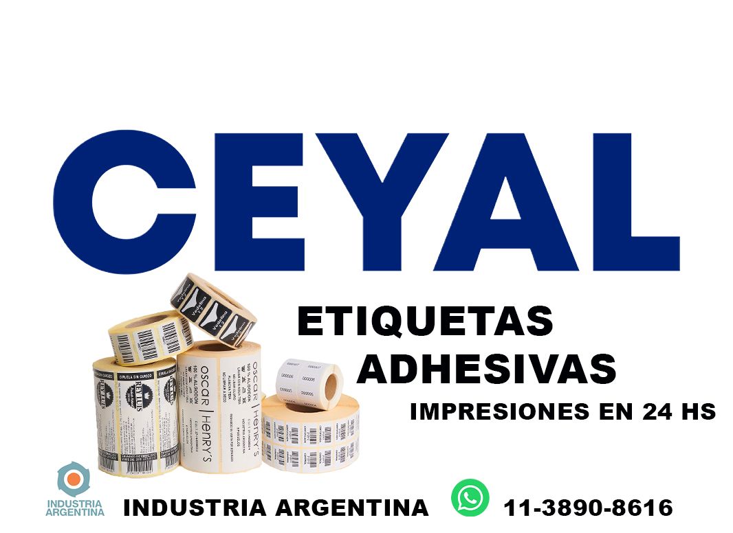 9610 Etiquetas impresas en el día