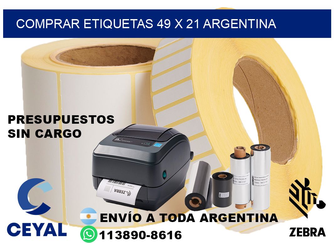 Comprar etiquetas 49 x 21 argentina