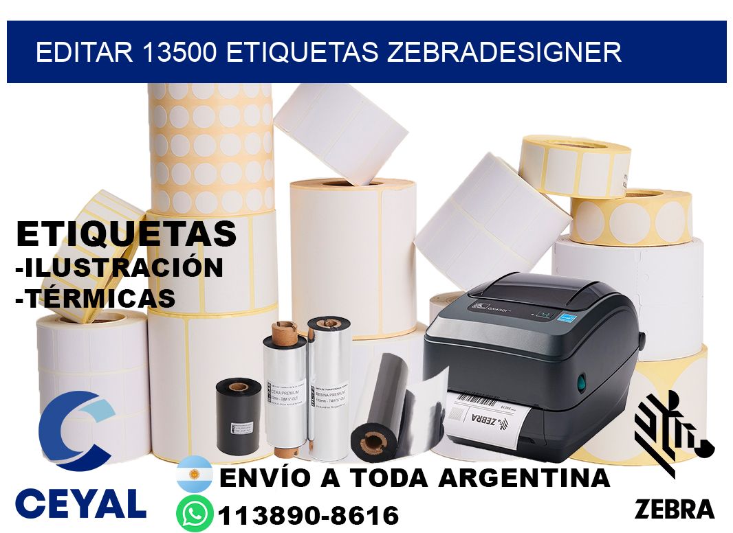 EDITAR 13500 ETIQUETAS ZEBRADESIGNER