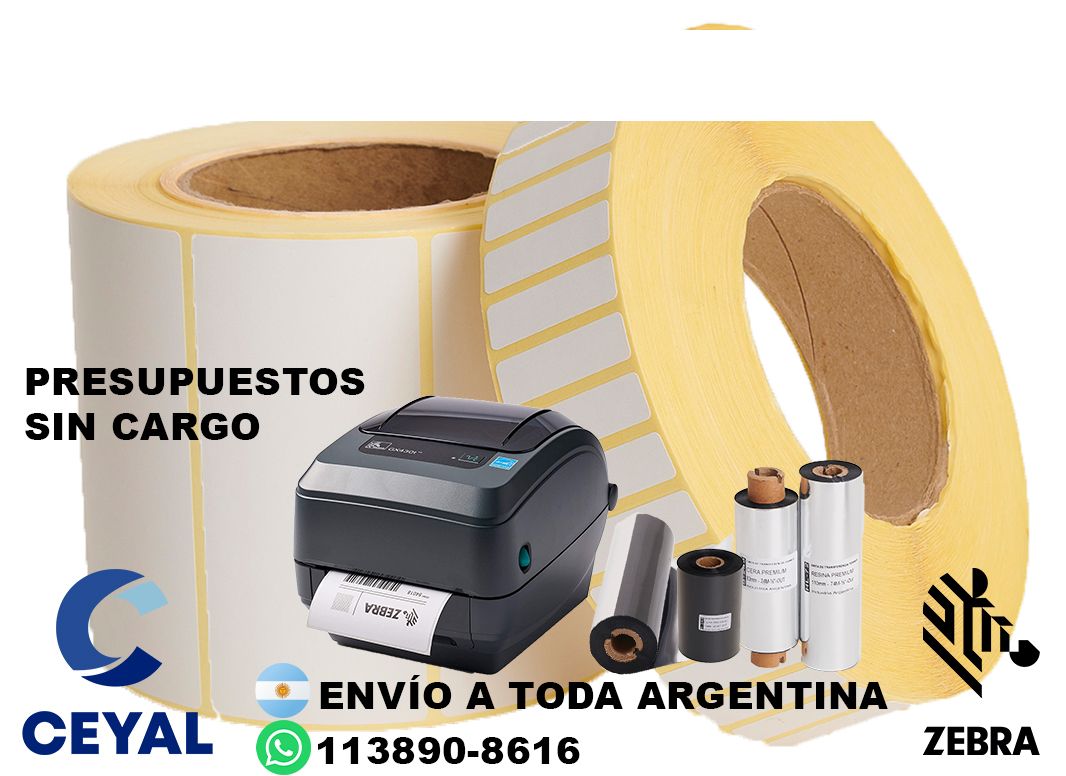 etiquetas personalizada  79 x 38 x 1000