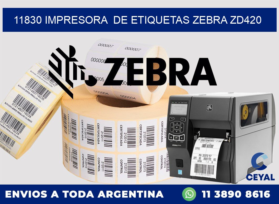 11830 impresora  de etiquetas Zebra ZD420