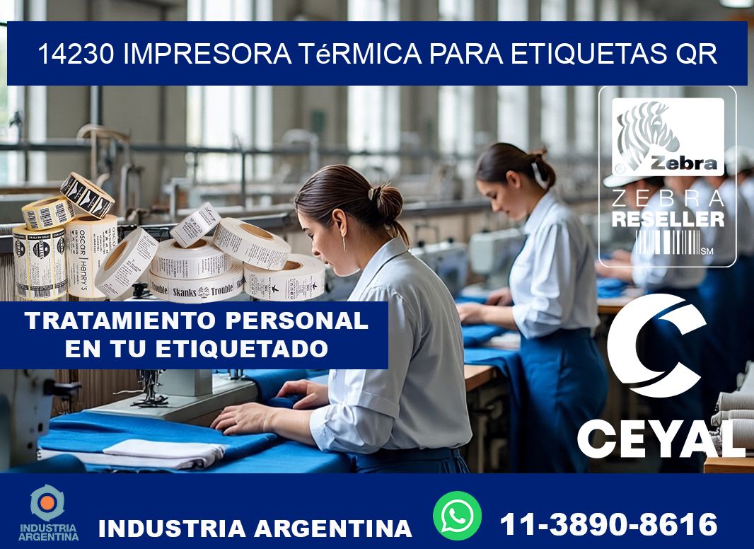 14230 impresora térmica para etiquetas QR