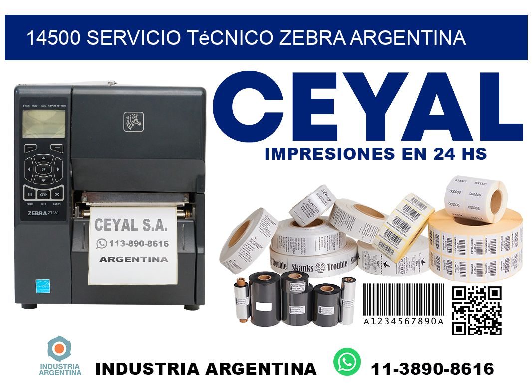 14500 servicio técnico zebra argentina