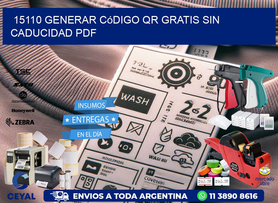 15110 Generar código QR gratis sin caducidad PDF