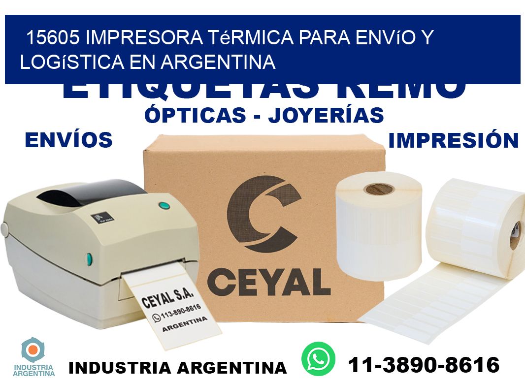 15605 impresora térmica para envío y logística en Argentina
