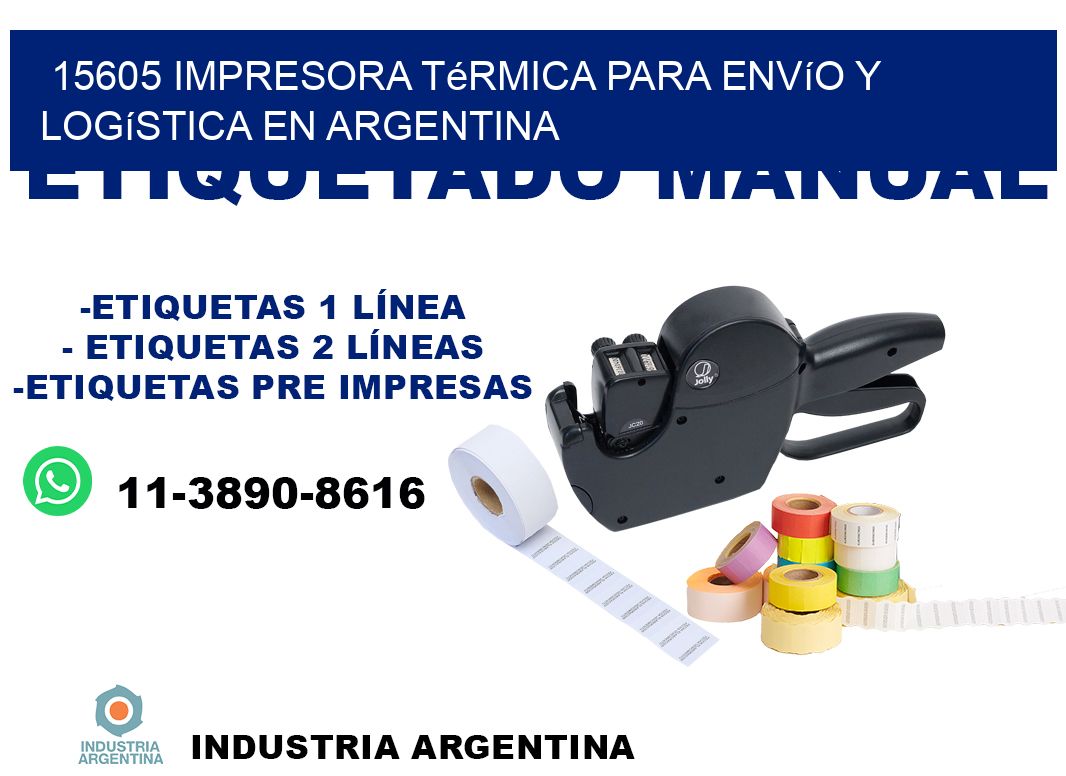 15605 impresora térmica para envío y logística en Argentina