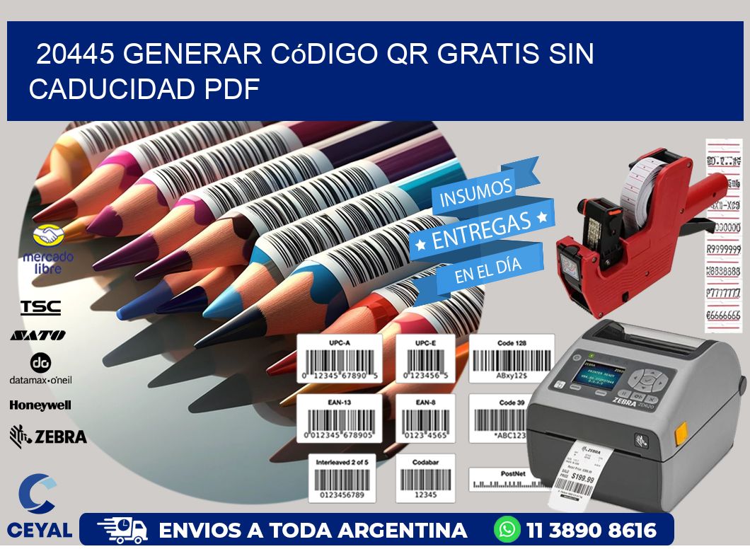 20445 Generar código QR gratis sin caducidad PDF