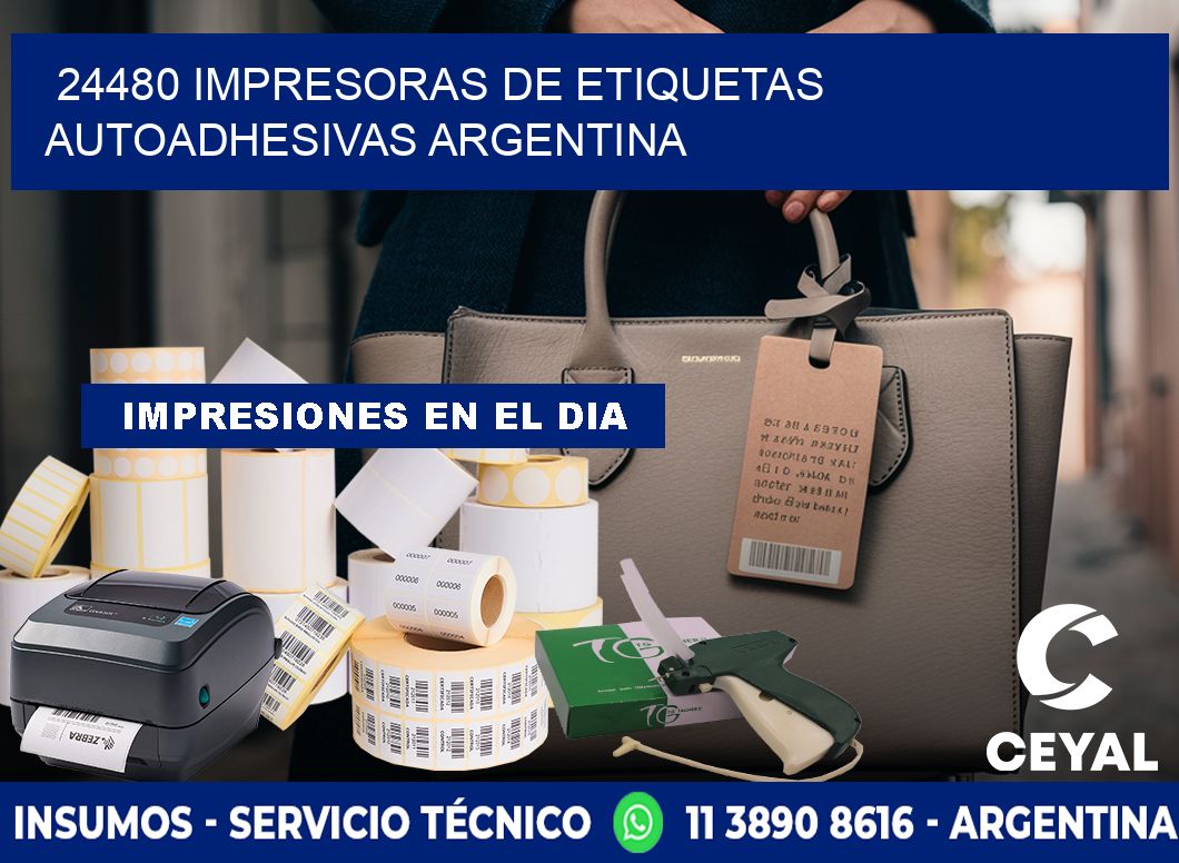 24480 Impresoras de etiquetas autoadhesivas argentina