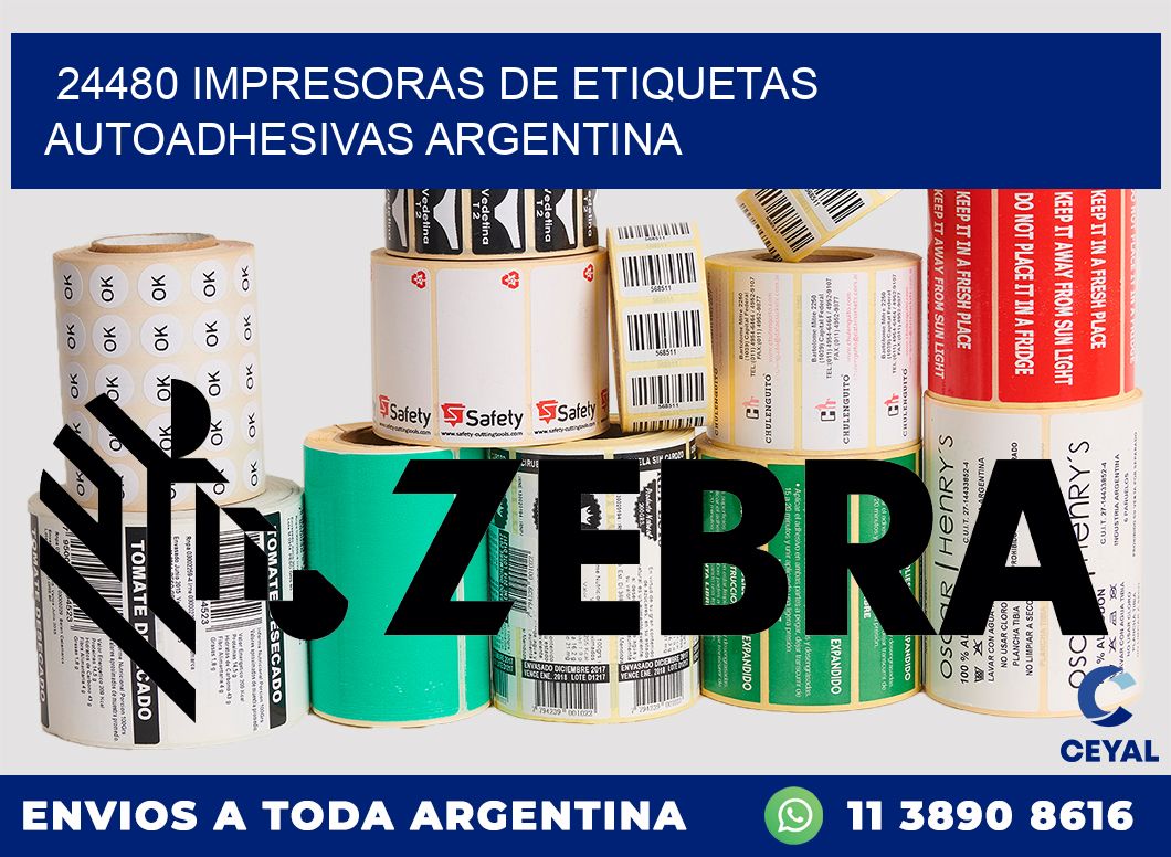 24480 Impresoras de etiquetas autoadhesivas argentina