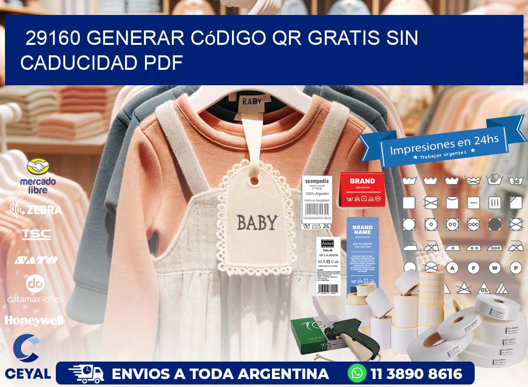 29160 Generar código QR gratis sin caducidad PDF