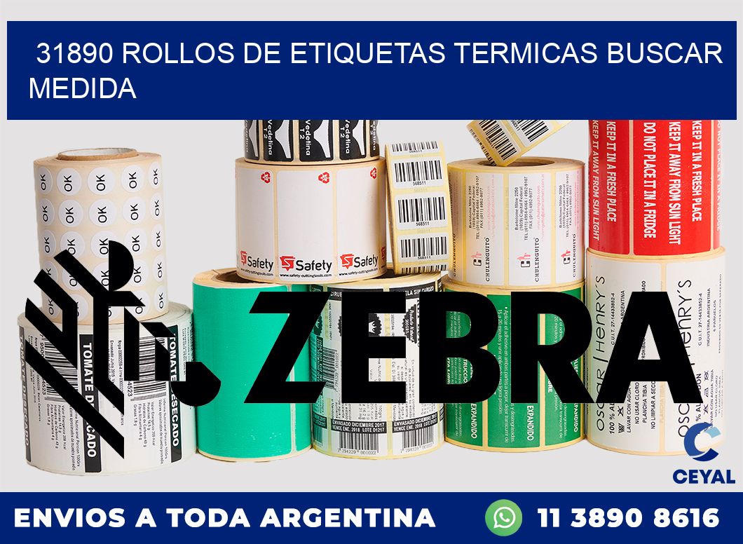 31890 rollos de etiquetas termicas buscar medida