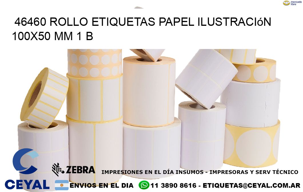 46460 Rollo Etiquetas Papel Ilustración 100×50 Mm 1 B