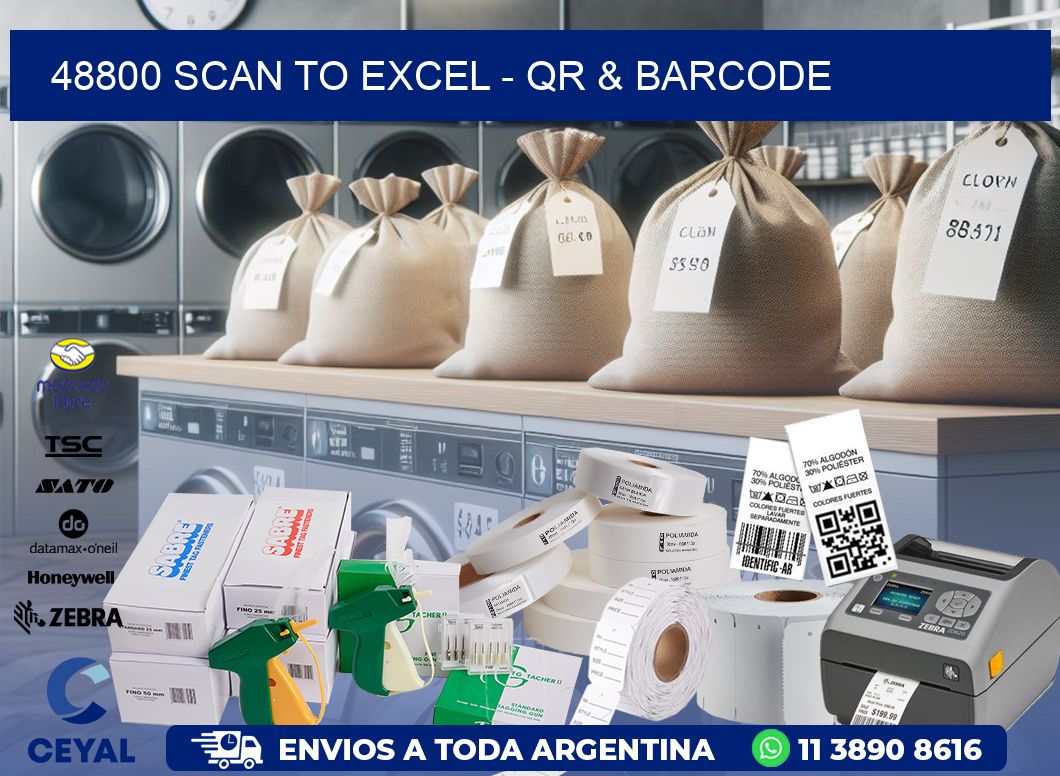 48800 Scan to Excel - QR & Barcode