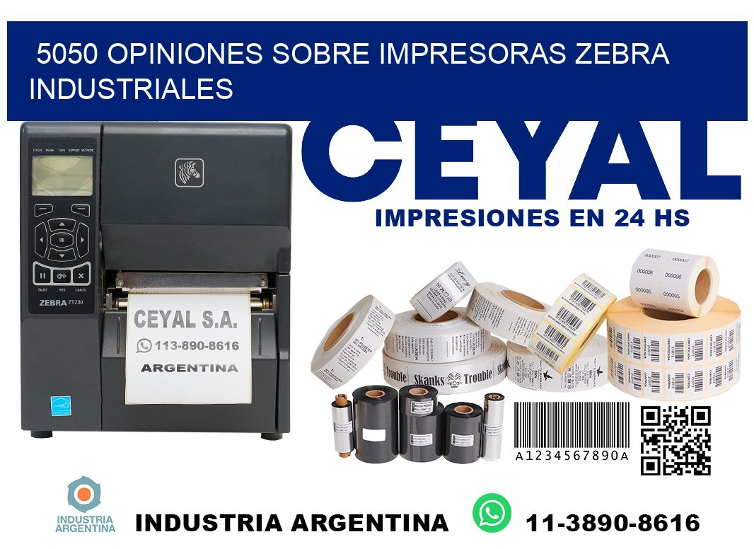 5050 opiniones sobre impresoras zebra industriales