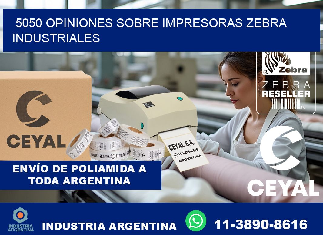 5050 opiniones sobre impresoras zebra industriales