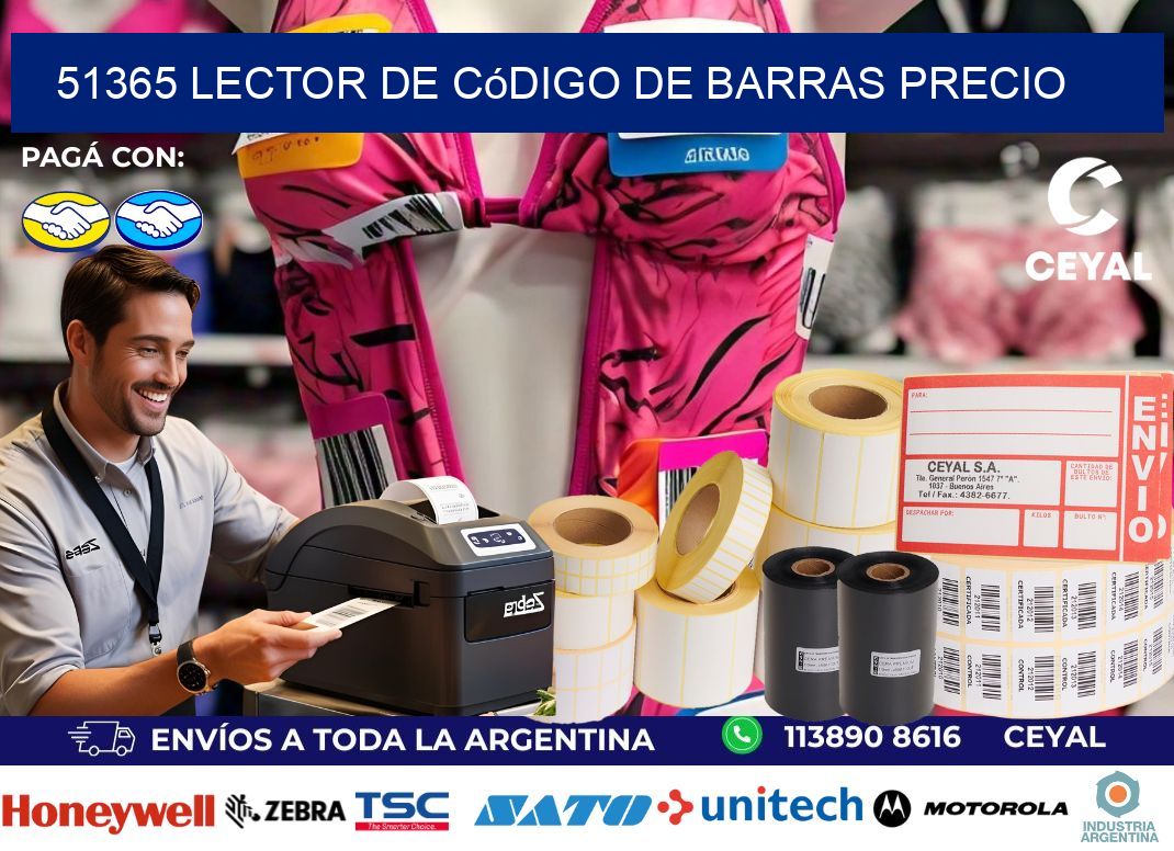 51365 Lector de código de barras precio