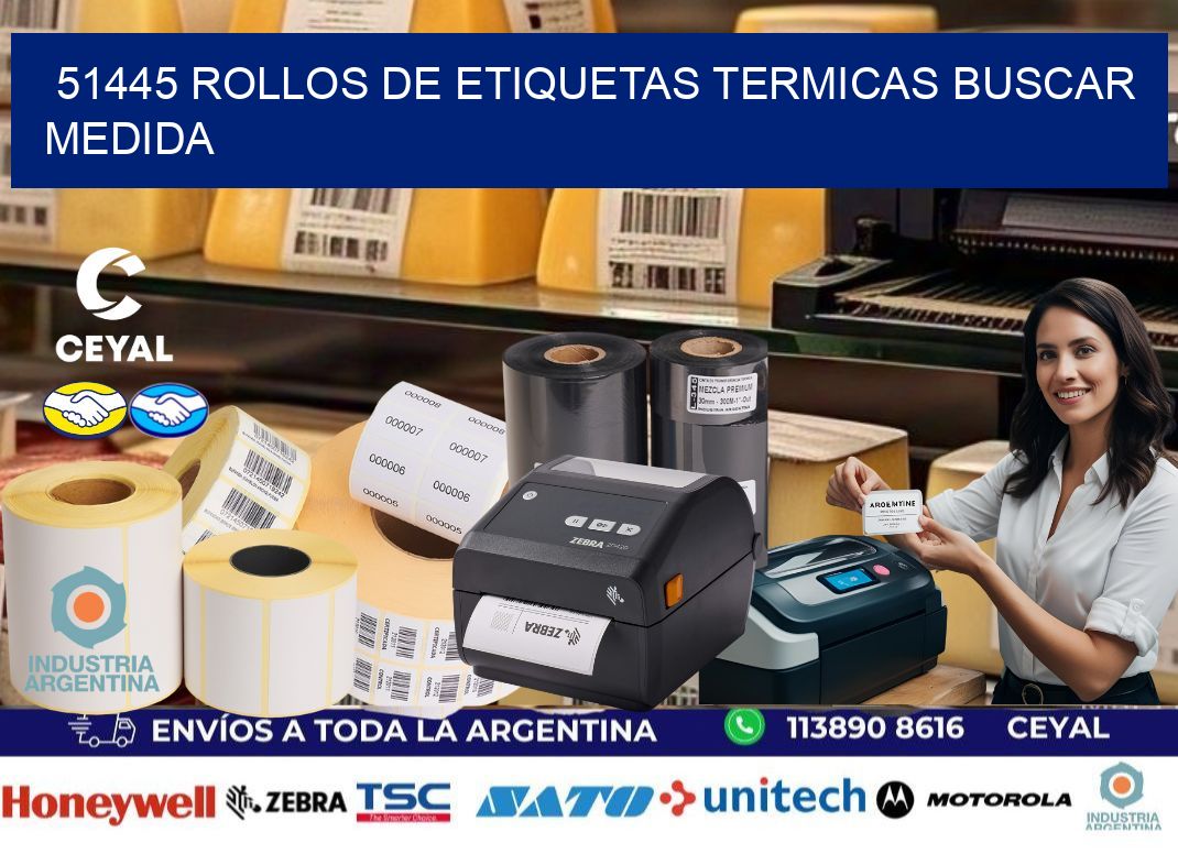 51445 rollos de etiquetas termicas buscar medida