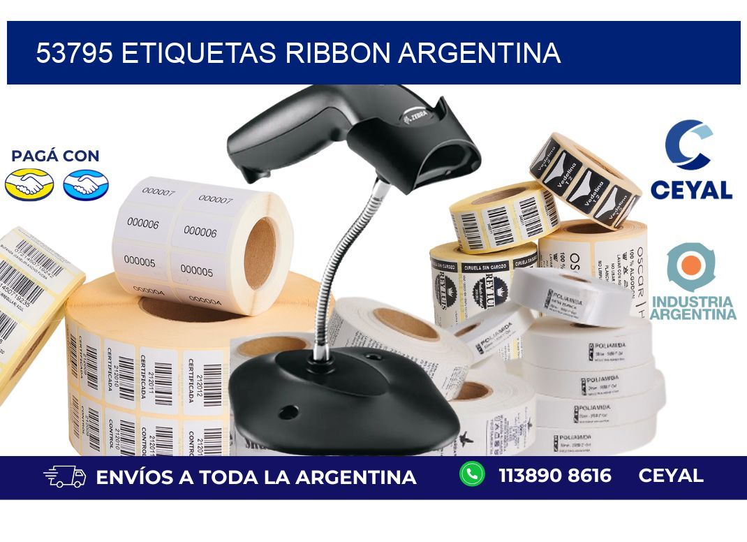 53795 etiquetas ribbon argentina