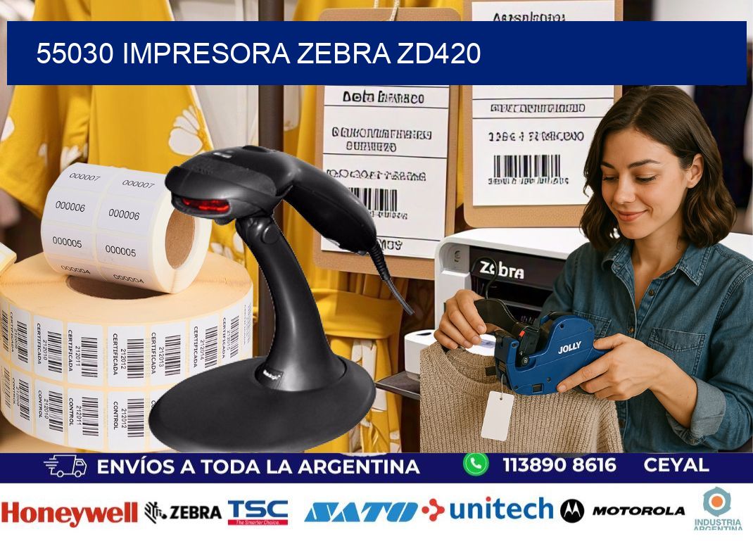 55030 Impresora Zebra ZD420