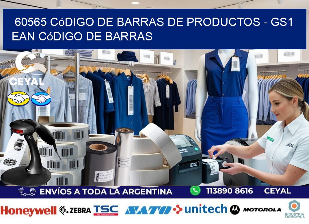 60565 Código de Barras de productos - GS1 ean Código de Barras