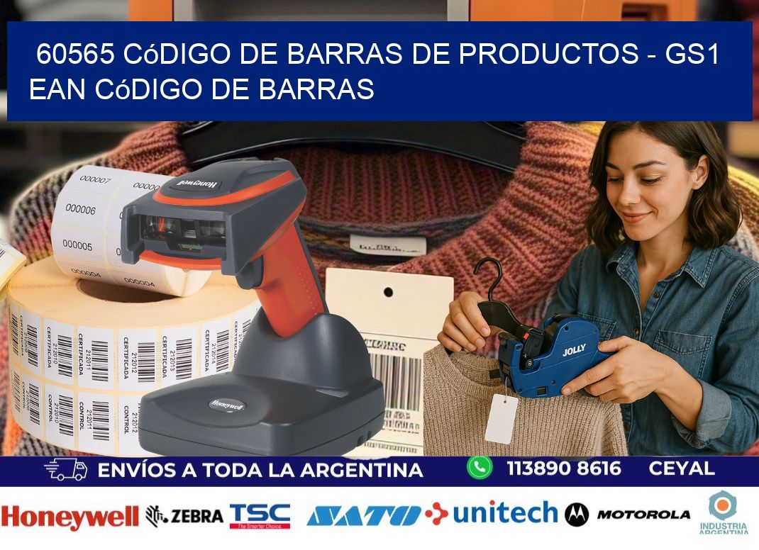 60565 Código de Barras de productos - GS1 ean Código de Barras