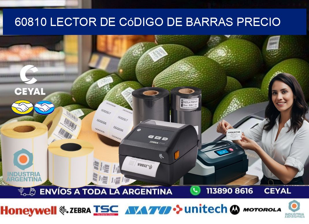60810 Lector de código de barras precio