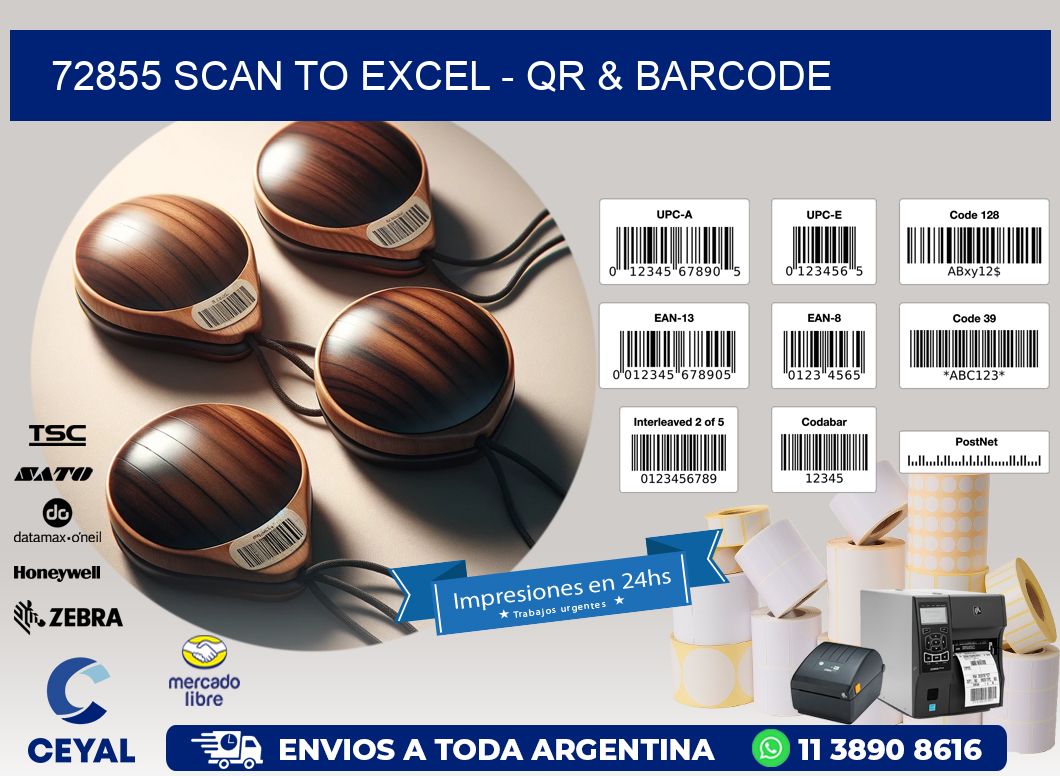72855 Scan to Excel - QR & Barcode