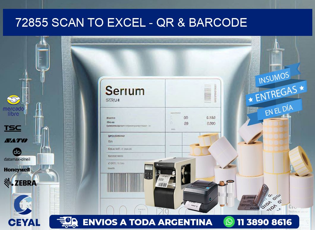 72855 Scan to Excel – QR & Barcode