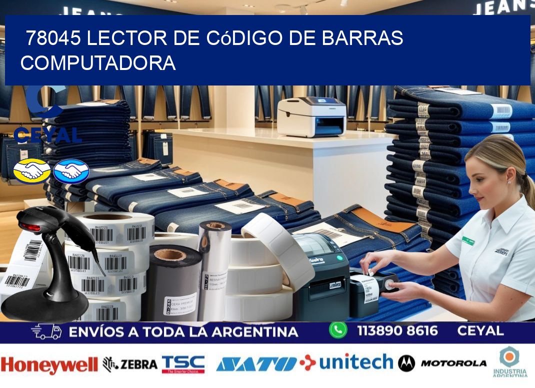 78045 Lector de código de barras computadora