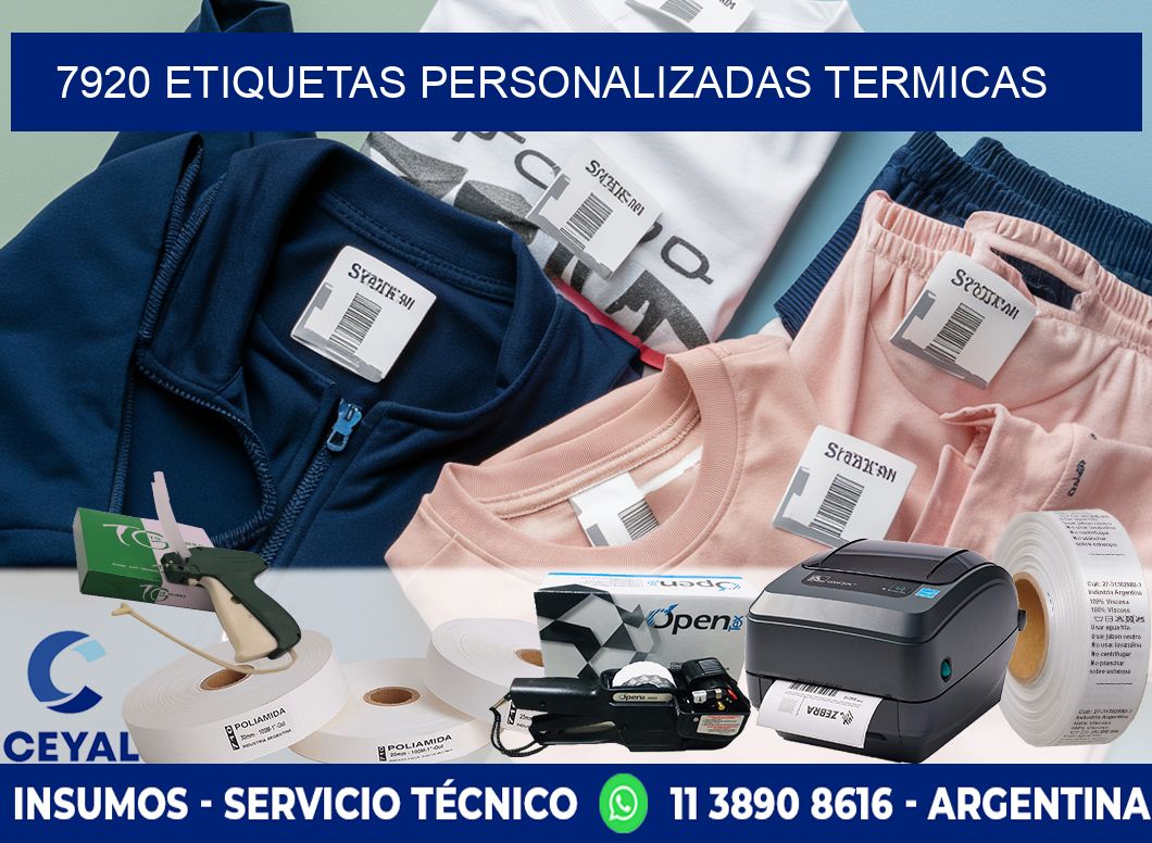 7920 Etiquetas personalizadas termicas