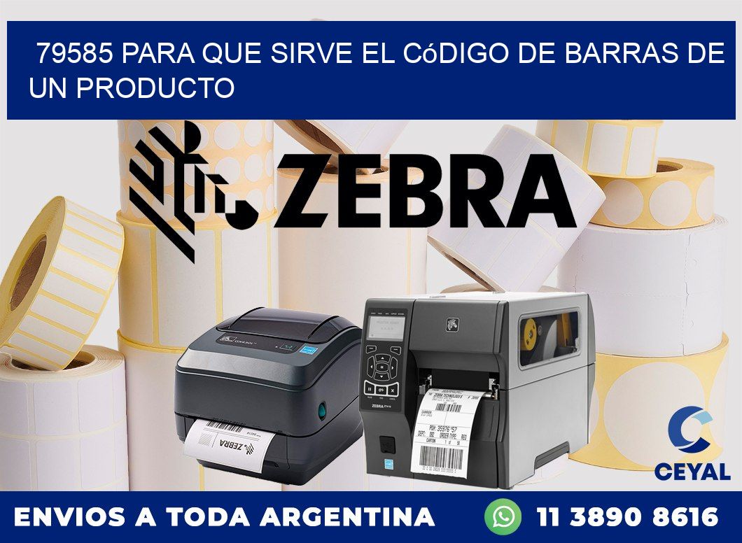 79585 Para que sirve el código de barras de un producto