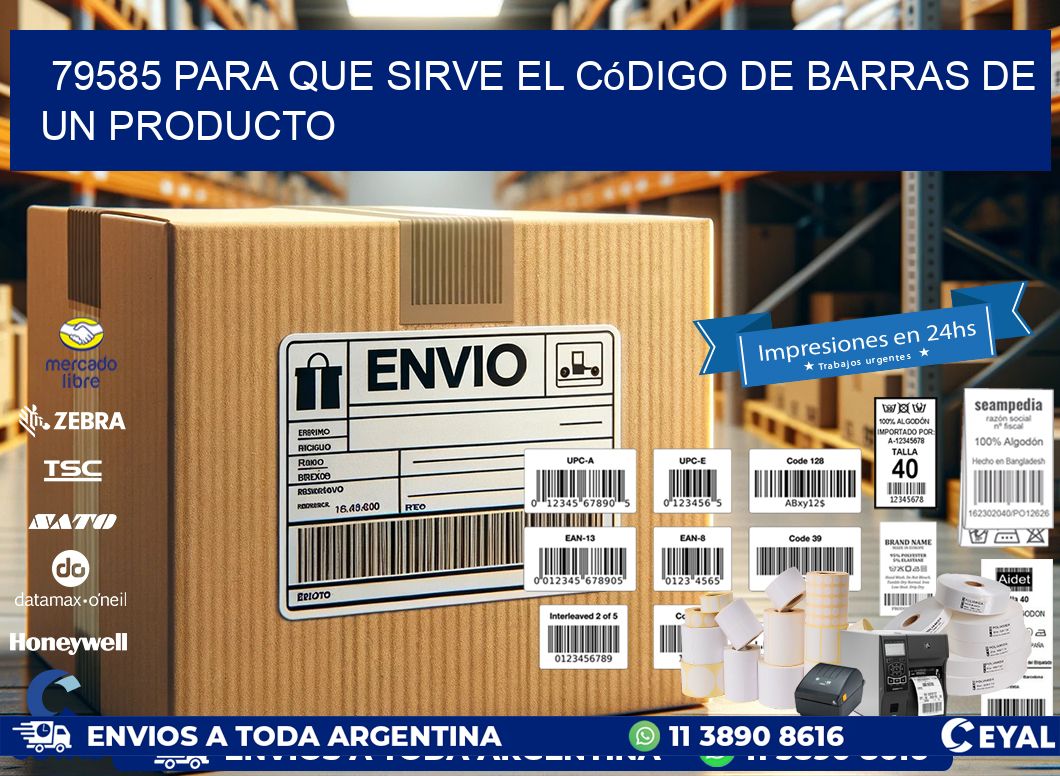 79585 Para que sirve el código de barras de un producto