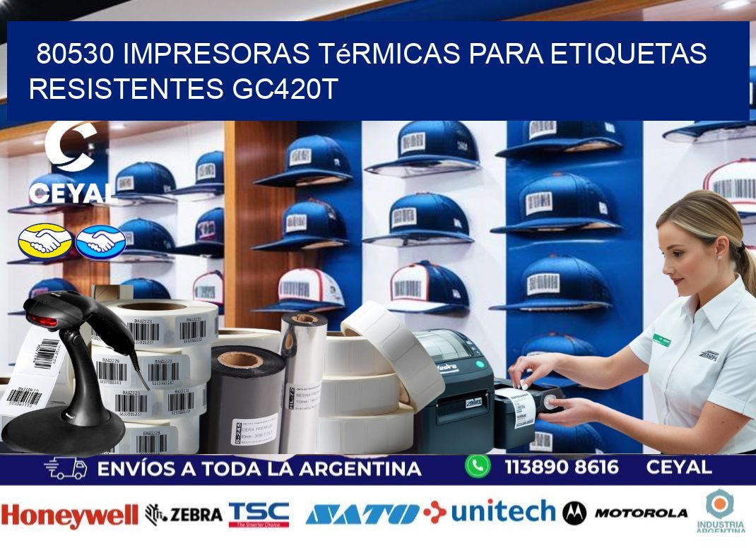 80530 impresoras térmicas para etiquetas resistentes GC420T