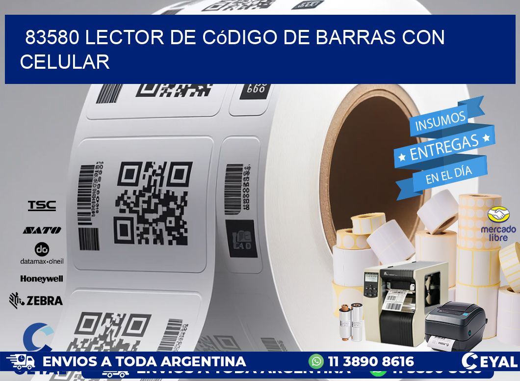 83580 Lector de código de barras con celular