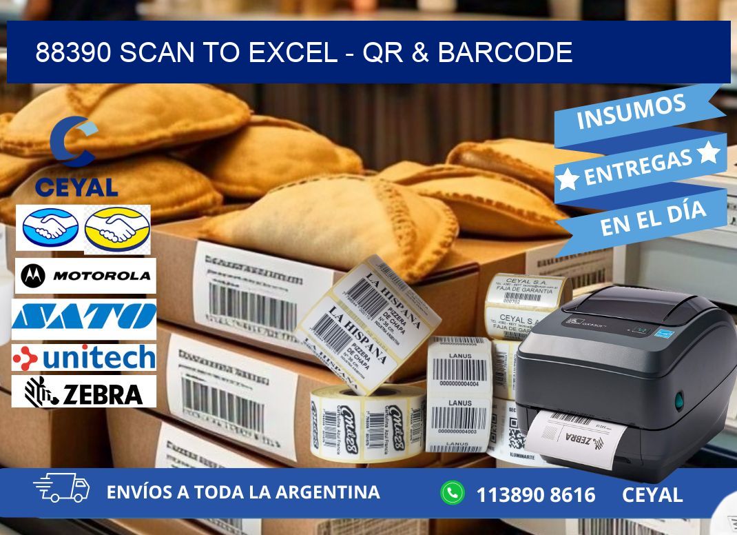 88390 Scan to Excel - QR & Barcode