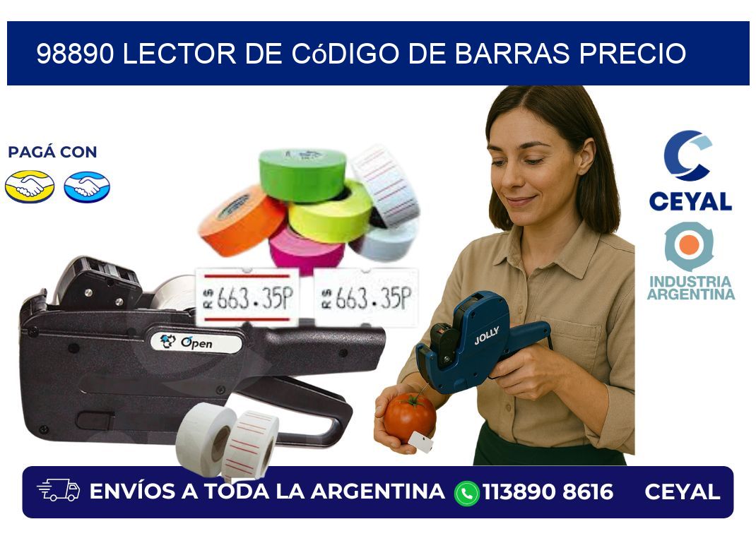 98890 Lector de código de barras precio