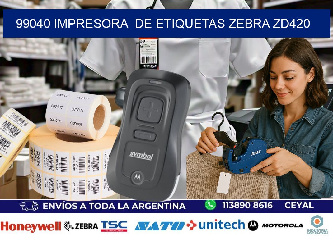 99040 impresora  de etiquetas Zebra ZD420