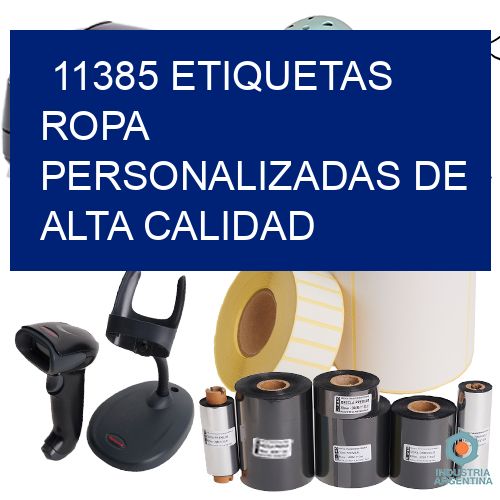 11385 Etiquetas ropa personalizadas de alta calidad