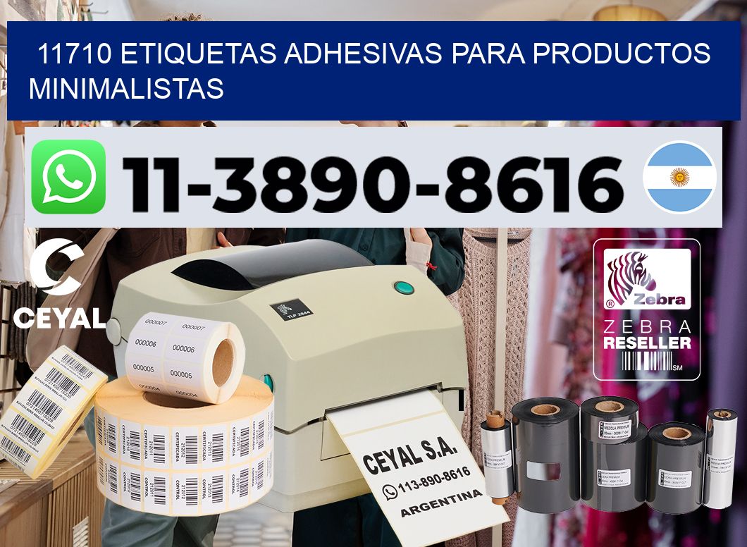 11710 Etiquetas adhesivas para productos minimalistas