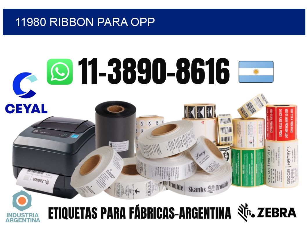 11980 ribbon para opp